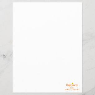 Happiness is My Mother's Casserole Flyer