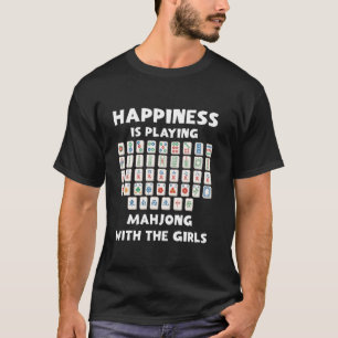 Happiness is Playing Mahjong With The Girls Tile G T-Shirt