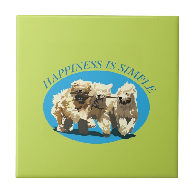 Happiness is simple tile (Front)