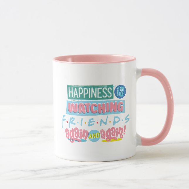 Happiness is Watching FRIENDS™ Again & Again Mug (Right)