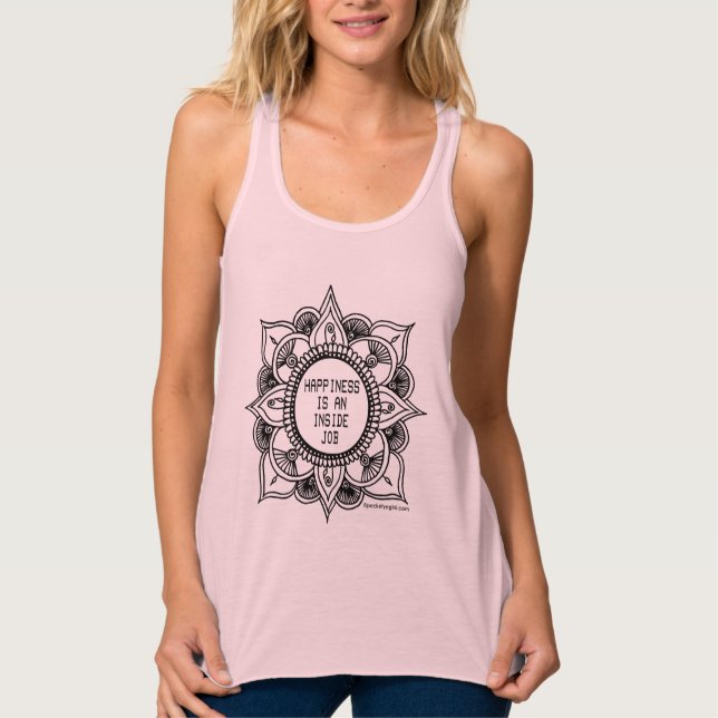 Happiness Mandala Organic Tank (Front)
