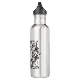 Happiness Mandala Stainless Steel Water Bottle
