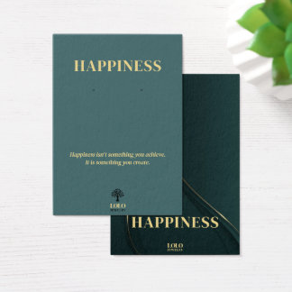 Happiness Meaningful Earring Jewellery Display Car
