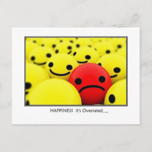 happiness postcard