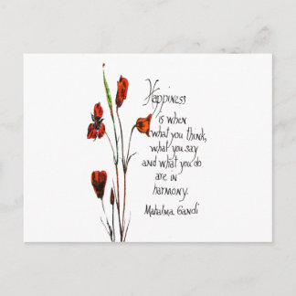 Happiness Postcard