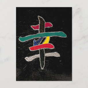 happiness postcard