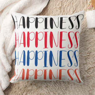 Happiness Throw Pillow