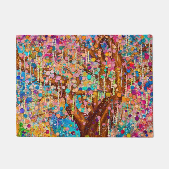 Happiness Tree - Tree of life Doormat (Front)