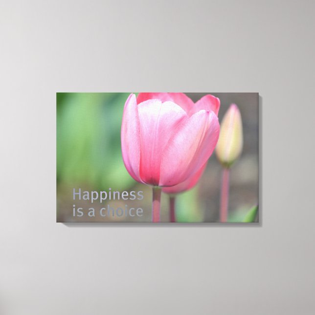 Happiness Tulips Canvas Print (Front)