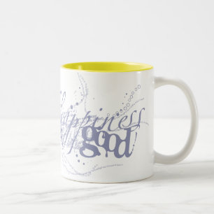 Happiness Two-Tone Coffee Mug