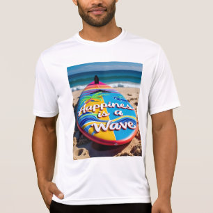 Happiness Wave Surfboard Tee