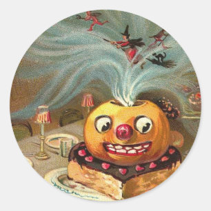 Happowe'en Classic Round Sticker