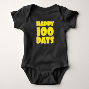 Happy 100 Days - Baby's 100 Days Celebration Baby Bodysuit