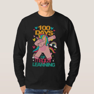 happy 100 days of magical learning  unicorn teache T-Shirt