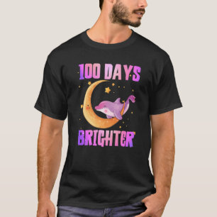 Happy 100 Days of school 100 days brighter Cute do T-Shirt