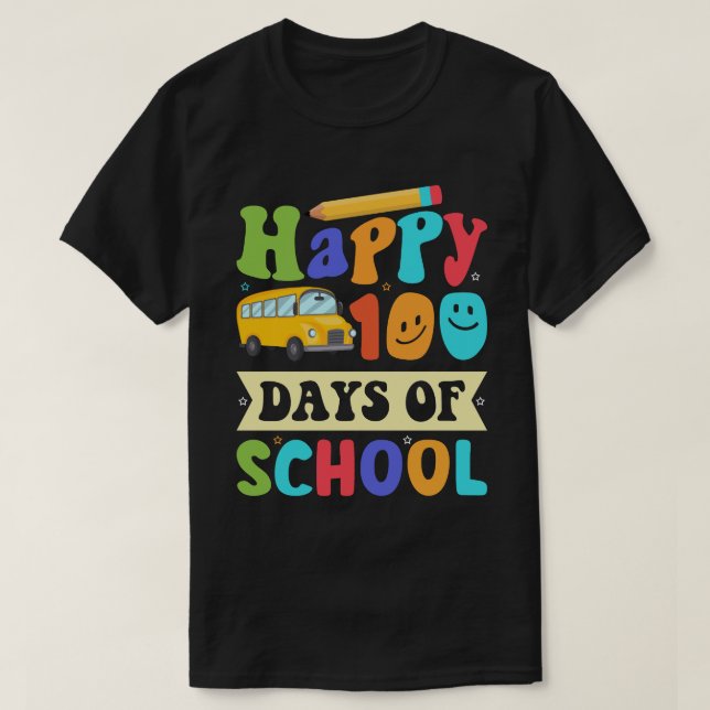 happy 100 days of school 100 days loading 100 days T-Shirt (Design Front)