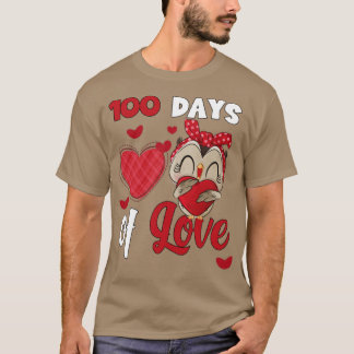 Happy 100 Days of school 100 days of love cute owl T-Shirt