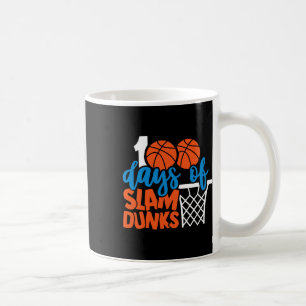 Happy 100 Days Of School 100 Days Of Slam Dunks By Coffee Mug