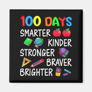 Happy 100 Days Of School 100th Day Of School Kids  Magnet