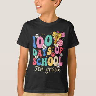 Happy 100 Days Of School 5th Fifth Grade Smarter G T-Shirt