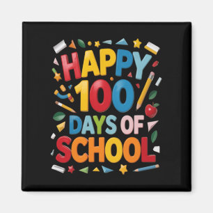Happy 100 Days Of School Achievement Magnet