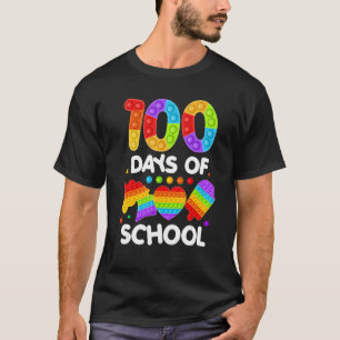 Happy 100 Days Of School And Still Poppin 100th Da T-Shirt