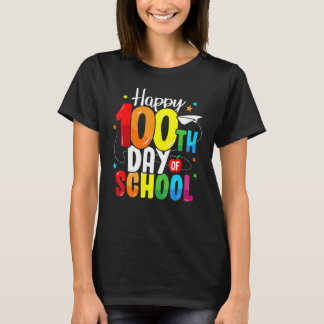 Happy 100 Days Of School And Still Poppin 100th Da T-Shirt