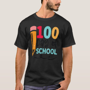Happy 100 Days Of School Boys Girls Kindergarten T T-Shirt