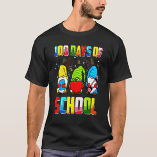 Happy 100 Days Of School Gnome For Teacher Student T-Shirt