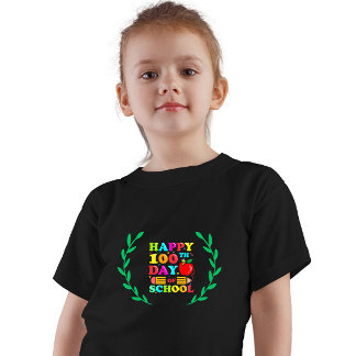 Happy 100 Days of School! Kid's Celebration T-Shirt
