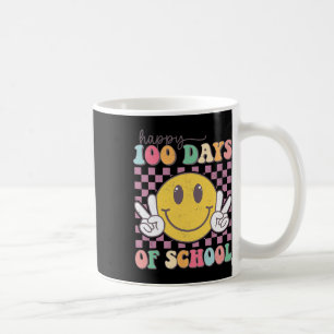 Happy 100 Days Of School Smile Teacher Boy Girl 10 Coffee Mug