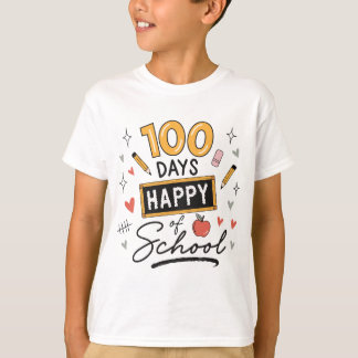 Happy 100 Days of School Teacher Kindergarten T-Shirt
