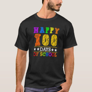 Happy 100 Days Of School Teacher Life Funny 100th T-Shirt