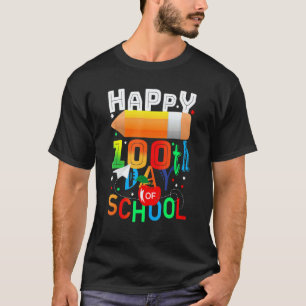 Happy 100 Days Of School Teacher Or Student 100th T-Shirt