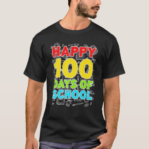 Happy 100 Days Of School Teacher or Student 100th T-Shirt