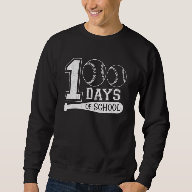 Happy 100 Days of School Teachers Students Kids Ch Sweatshirt (Front)