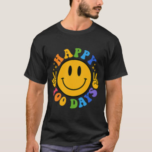 Happy 100 Days Peace Sign 100 Days Smarter T-Shirt