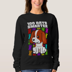 Happy 100 Days Smarter Dog Shirt, Golden Retriever Sweatshirt