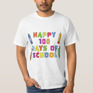 Happy 100 Days smarter Of School Teacher Student T-Shirt