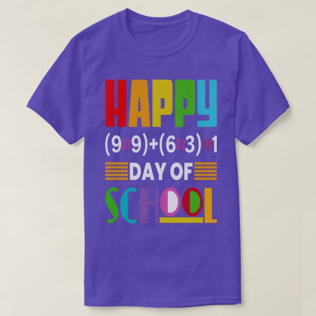 happy 100 th day of school 2023 2 T-Shirt (Design Front)