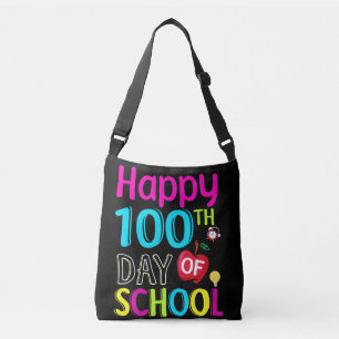 Happy-100-th-day-of-school Crossbody Bag