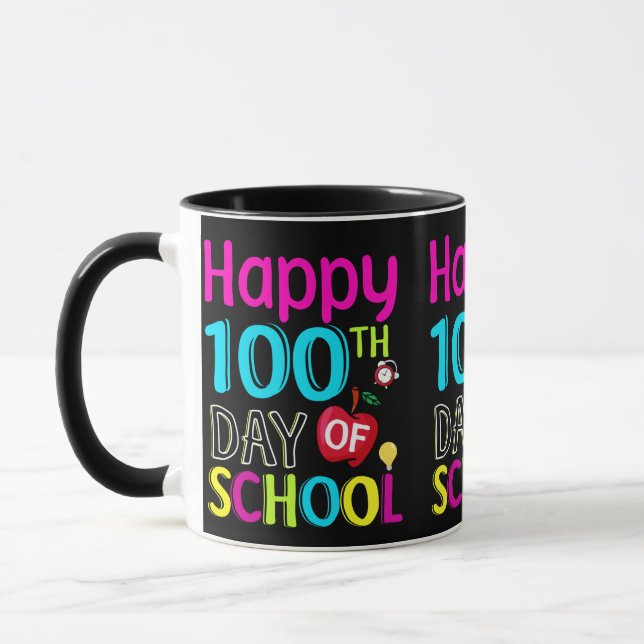 Happy-100-th-day-of-school Mug (Left)
