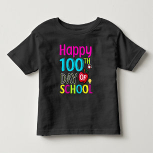 Happy-100-th-day-of-school Toddler T-Shirt