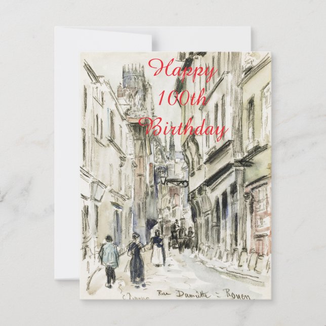 Happy 100th Birthday. (Front)