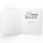 Happy 100th Birthday Blue Gold