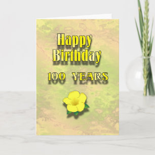 Happy 100th Birthday Card