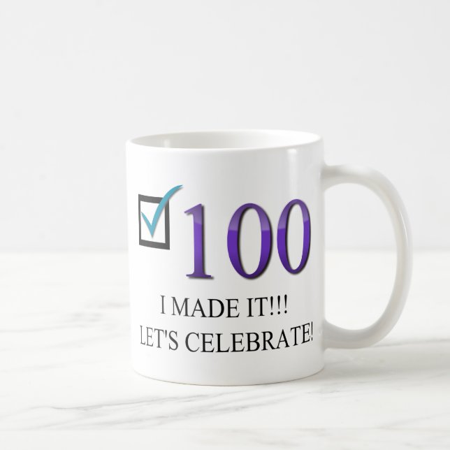 Happy 100th Birthday Coffee Mug (Right)