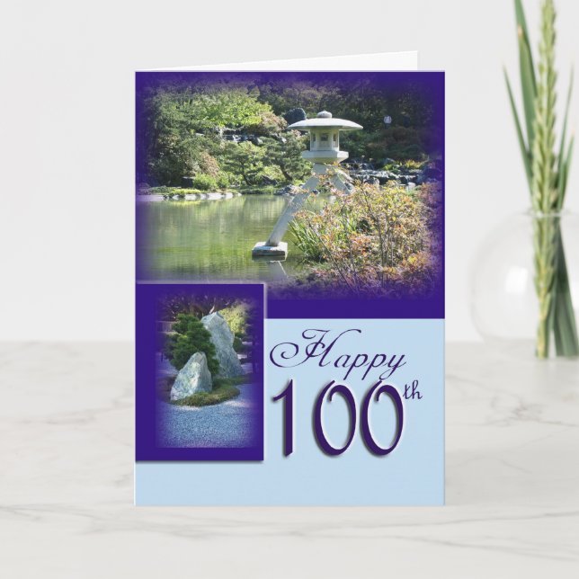 Happy 100th Birthday Greeting Card (Front)