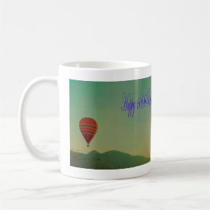 Happy 100th Birthday Hot Air Balloon Coffee Mug
