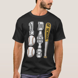 Happy 100th Day 100 Days Of School Baseball Teache T-Shirt